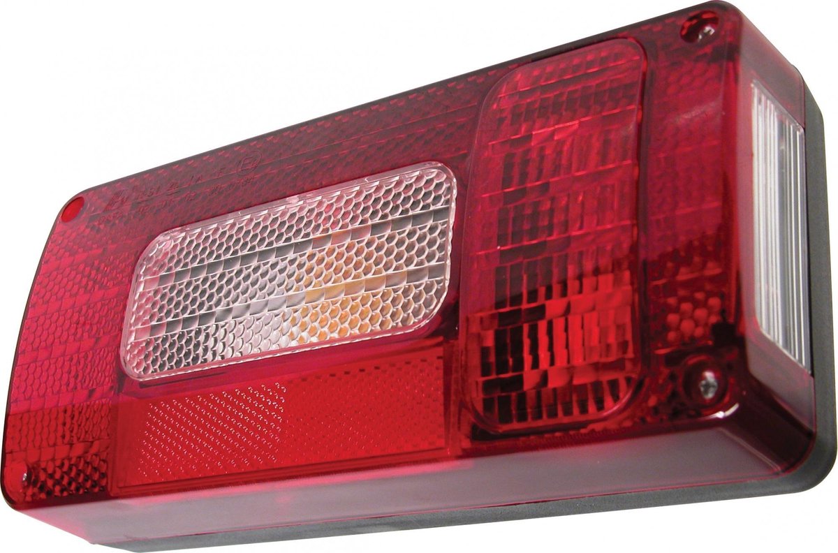 Carpoint achterlicht 12v met 5 functies 220x100mm - links