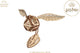 Ugears 3d modelbouw - golden snitch™ - harry potter™ - mechanisch bouwpakket hout - educatief speelgoed