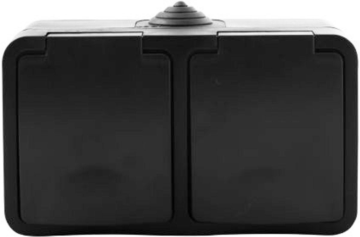 AC Content box structure - 2 -fold - Horizontal - Black