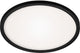 Briloner slim - Plafoniera LED - lampada da soffitto - 18w - bianco-nero - ø29,3cm