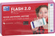 Oxford flash 2.0 - flashcard - a righe - a7 - bordo fucsia - 80 pezzi