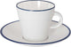 Gimex - linea linea - set espresso - blu - 85 ml - 2 pezzi