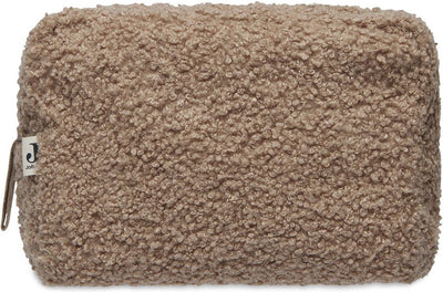 Jollein - astuccio (biscotto boucle) - 100% poliestere - custodia per pannolini, borsa da toilette per bambini - 21x14 cm