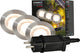 Briloner connect to shine - led grondspot voor buiten - set van 3 - tuinverlichting startset - warm wit licht - ip67 - ø4.5x6.6 cm