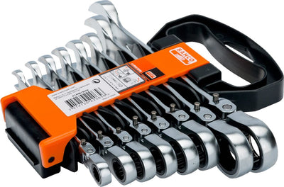 Set di chiavi combinate a cricchetto Bahco da 12 pezzi