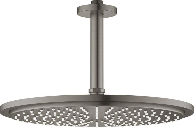 Grohe rainshower ducha fija cosmopolitan - ducha de lluvia ã¸ 31 cm - incluye brazo de ducha de techo - negro mate