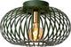 Lucide manuela - lampada da soffitto (lampada da soffitto) - ø 39,5 cm - 1xe27 - verde