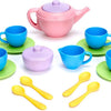 Set di tè per giocattoli verdi 4 pers.