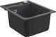 Lavello in composito Grohe k700 - 40cm - incasso - con troppopieno e scarico automatico - nero granito