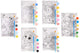 Set di pittura per pittura con i numeri - set di 12 dipinti