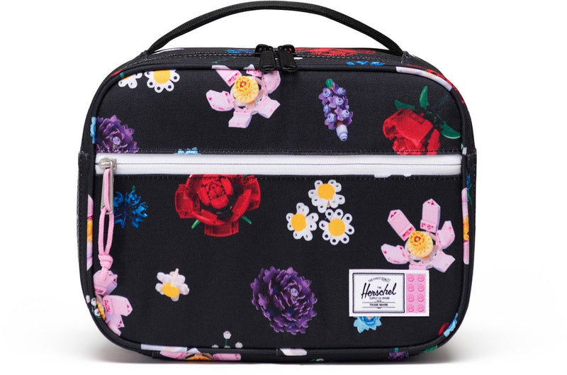 Herschel lego pop quiz lonchera pequeña - flores caídas