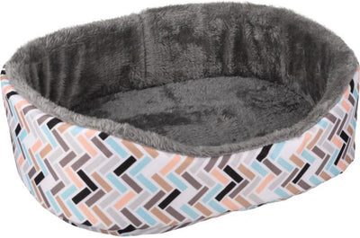 Cesta para roedores Flamingo clavio ovalada - lugar para dormir - 35x28x11 cm multicolor