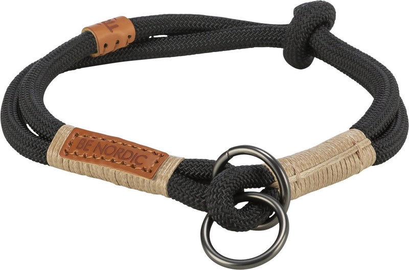 Trixie be nordic - collar para perros half-slip - arena negra - talla xs s - 30x0.6cm