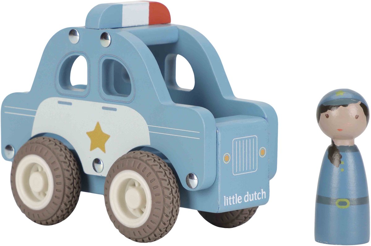 Piccola macchina della polizia olandese