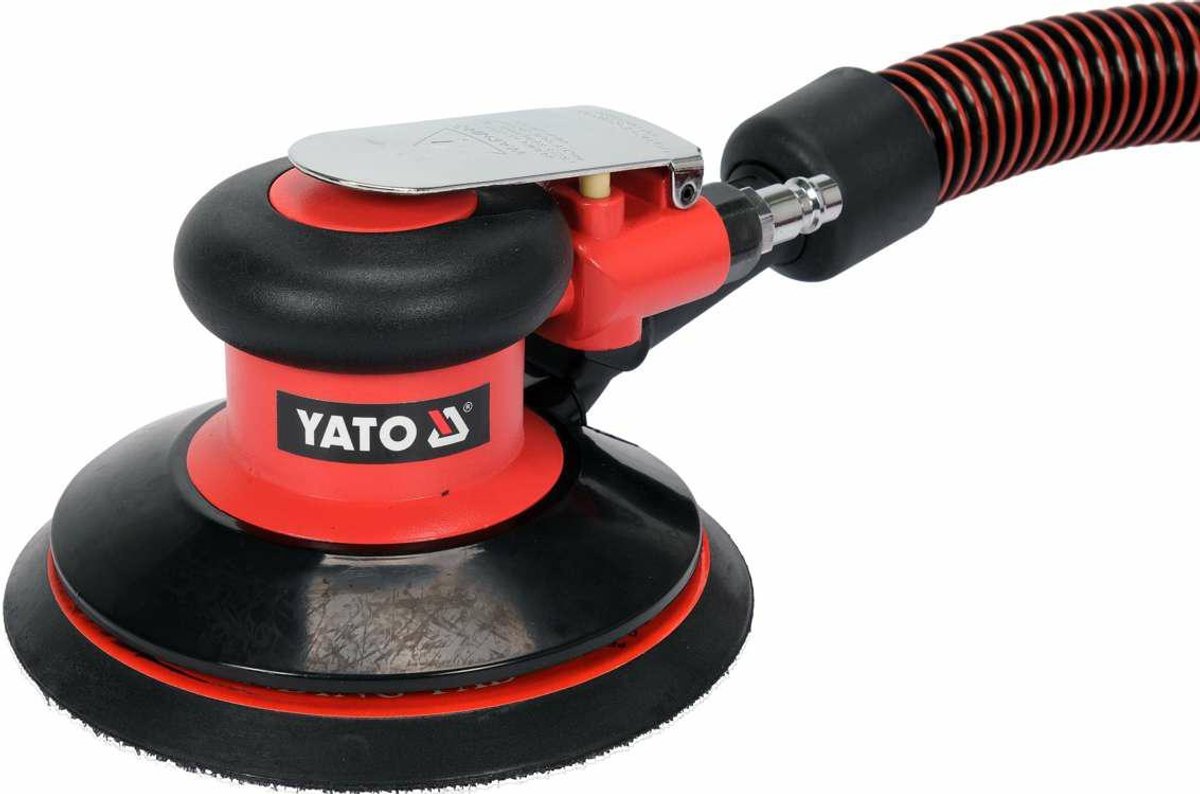 Yato - lijadora neumática excéntrica - 150 mm - carrera 5 mm - carcasa de aluminio