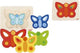 Farfalla puzzle a strato Goki, 5 strati