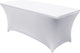Greenblue teal - mantel flexible para mesa de catering blanco - 180x75x75cm, spandex, gb371