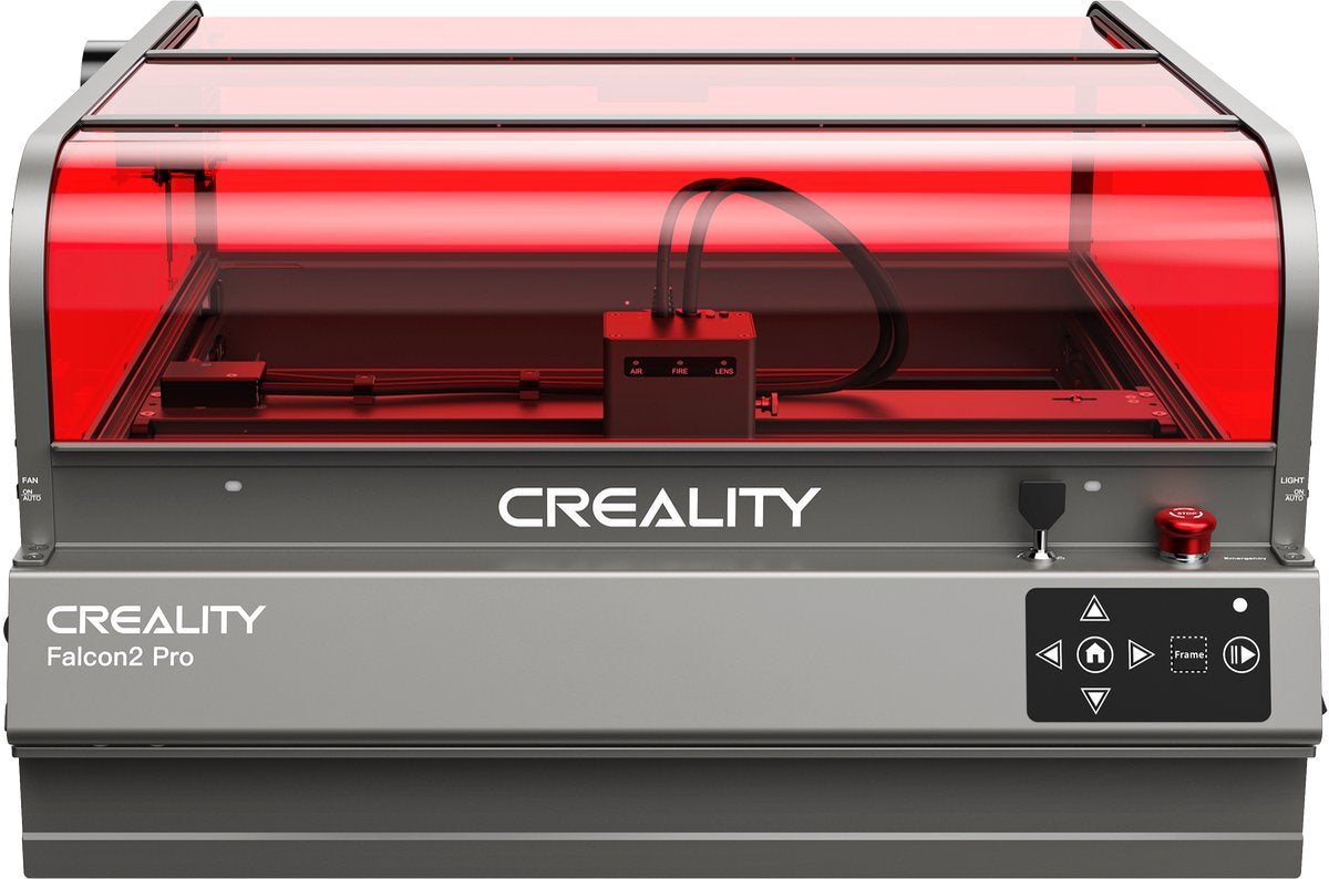 Creality falcon 2 pro 60w lasergraveermachine – lasersnijmachine – gesloten ontwerp – 60w diodelaser – ingebouwde camera – air assist