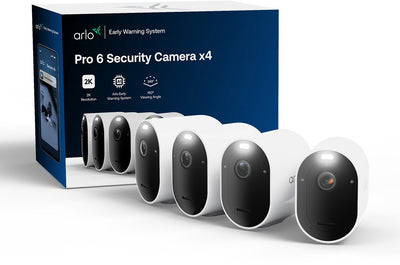 Telecamera di sicurezza Arlo pro 6 2k+ - 4 telecamere IP