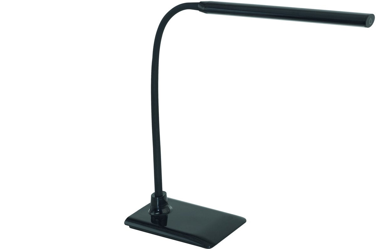 Eglo laroa tafellamp - bureaulamp - leeslamp - inclusief led - hoogte 48 cm - zwart - kantelbaar draaibaar - touch dimbaar