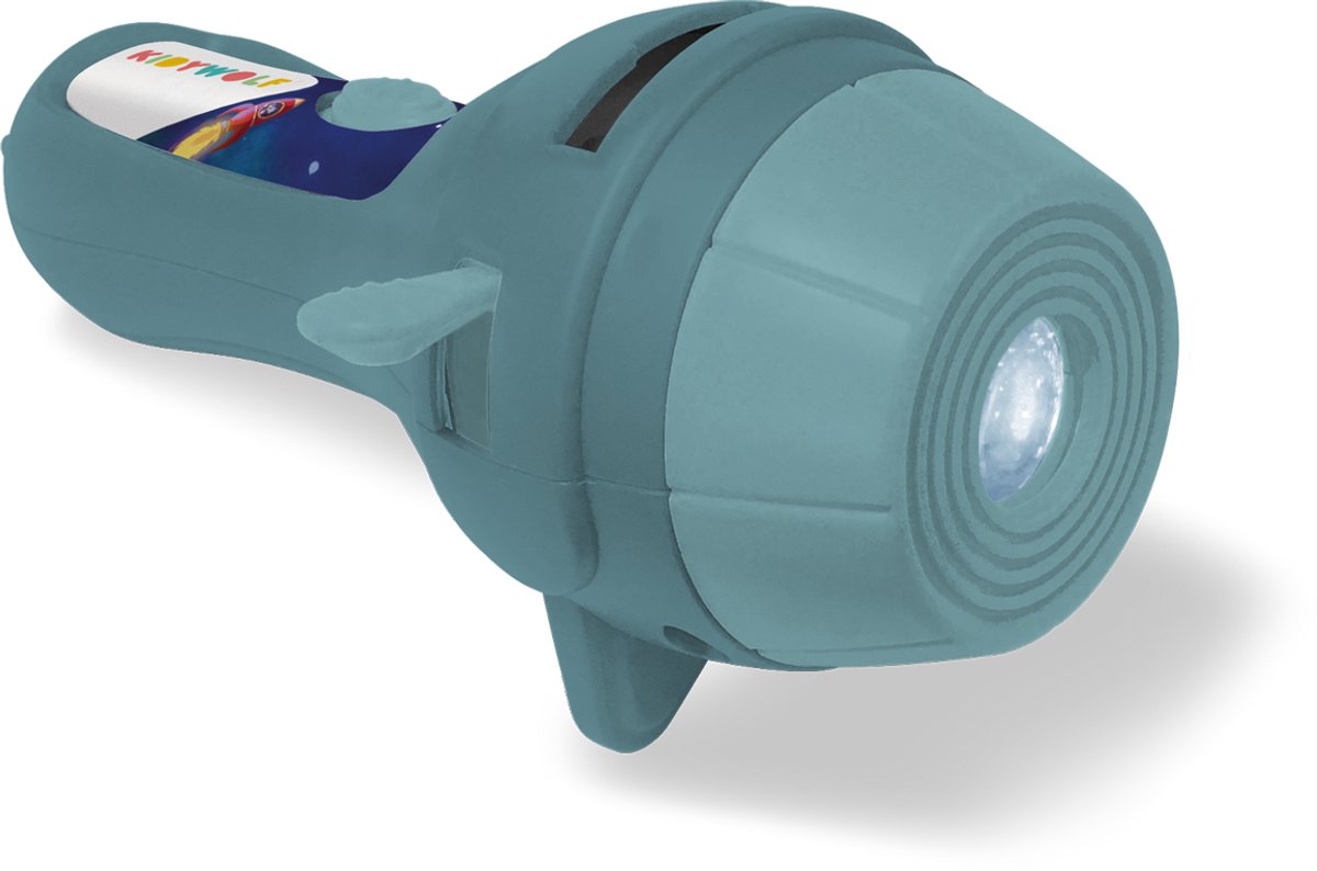 Kidywolf kidyslide adventure verhalenprojector – verhalenlamp met 3 dia’s, interactief vertellen, 3+