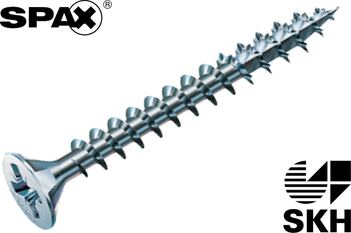Tornillo para aglomerado Spax galvanizado pk 4,0 x 30 - 1000 piezas