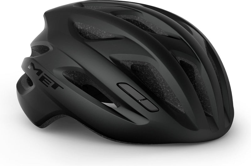 Met idolo fietshelm mannen vrouwen – race fietshelm volwassenen - maat m l (52-59cm) - black matt