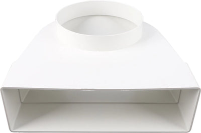 Starx adaptador ángulo recto de redondo a rectangular 125 a 204x60mm (45.709.33)