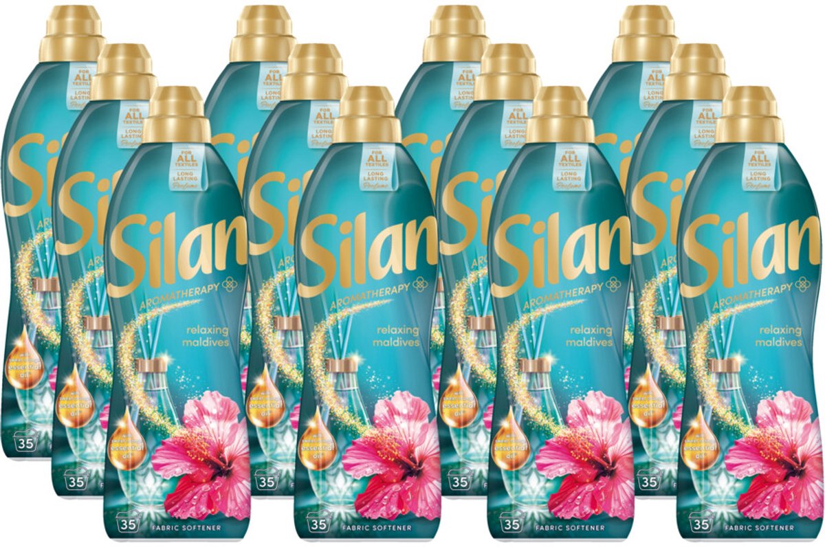 Ammorbidente Silan - aromaterapia-rilassante maldive 770ml - 12x35 lavaggi - confezione risparmio
