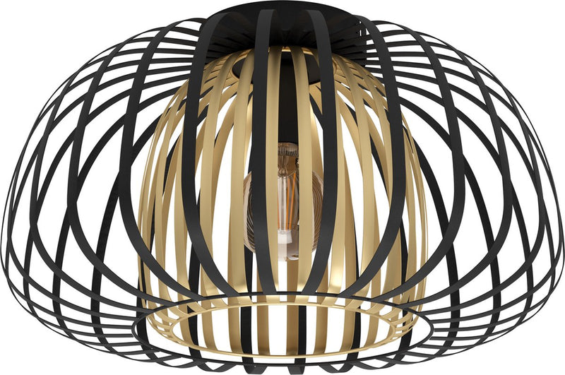 Eglo encinitos plafondlamp - e27 - ø 45 cm - zwart goud