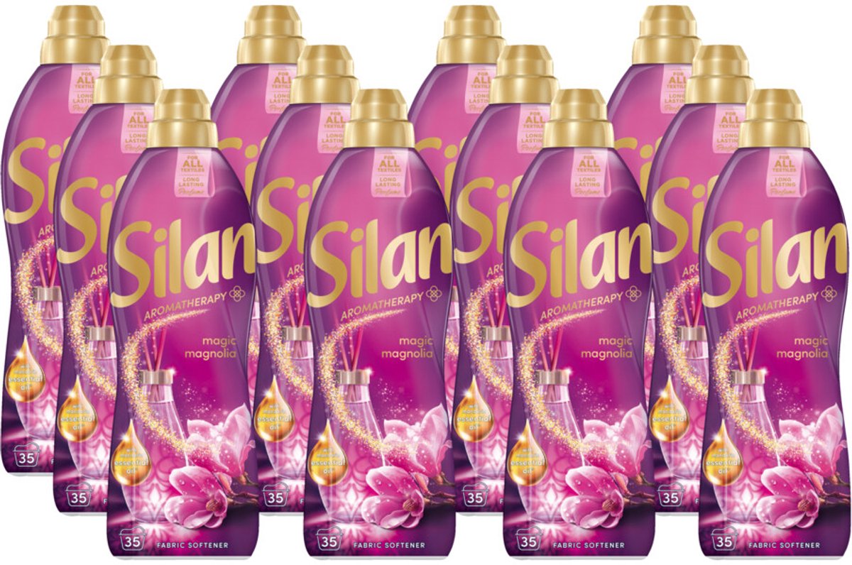 Ammorbidente Silan - aromaterapia - magnoglia magica 770ml - 12 x 35 lavaggi - confezione risparmio