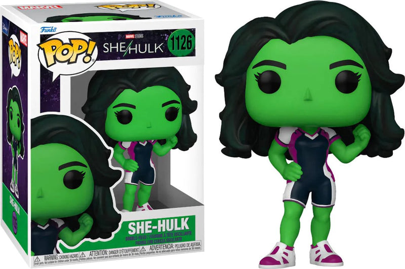 Figura coleccionable funko shehulk marvel pop! she-hulk 9 cm multicolores