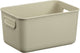 Plast team akita - opbergbox - opslagcontainer 5l - 100% gerecycled - beige