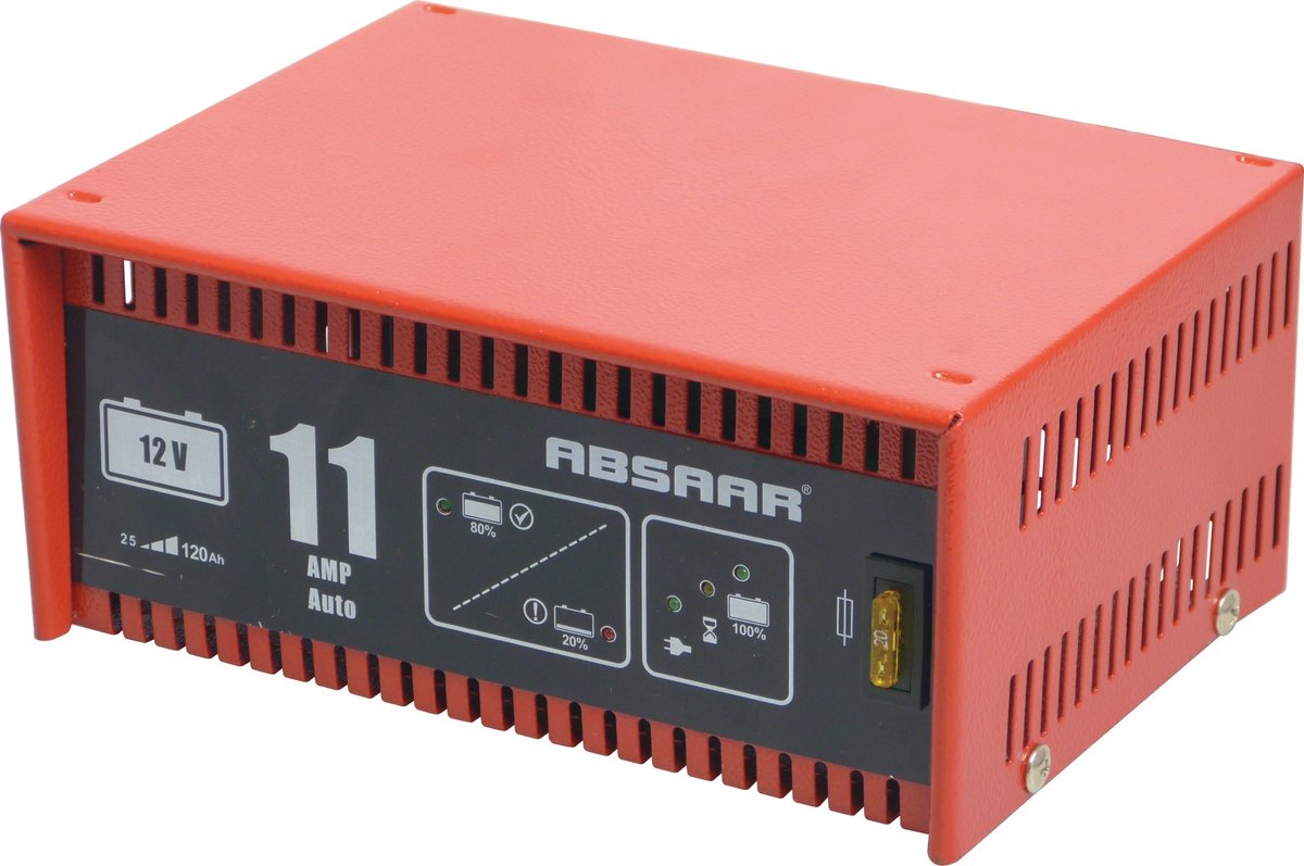 Absaar battery charger 12 volts - professional fully automatic battery charger - 11a