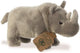 Eco nation Pluchen Cuddle Rhino 24 cm