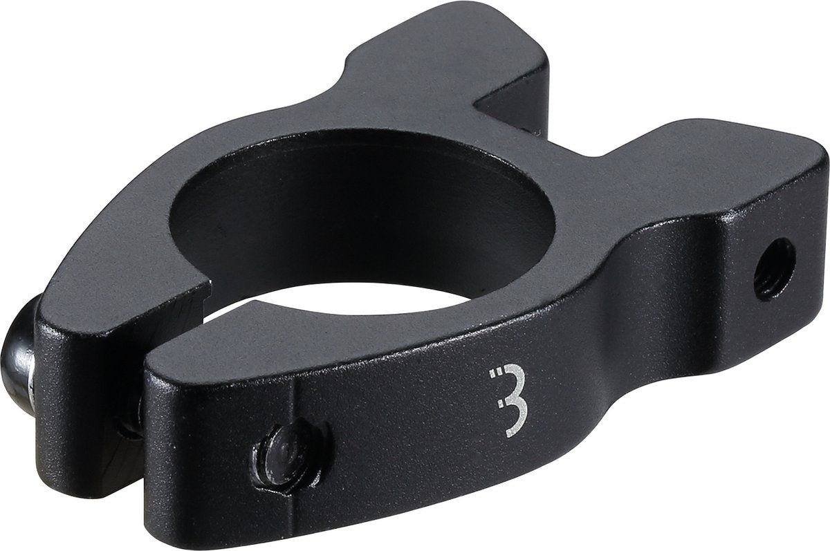 Abrazadera para tija de sillín Bbb - abrazadera para tija de sillín atornillable de aluminio - 31,8 mm - negro - bsp-99