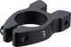 Bbb cycling zadelpenklem carrierclamp - schroefbare zadelpenklem aluminium - 31.8mm - zwart - bsp-99