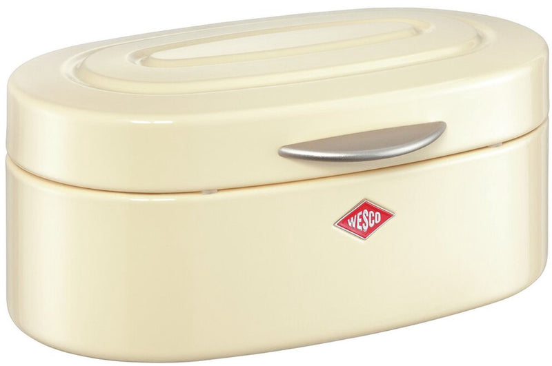 Panera individual Wesco elly | 8,5 litros | metal - almendra | caja de almacenamiento de pan