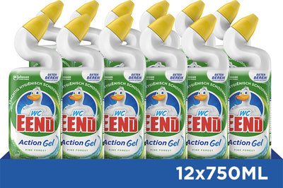 Toilet duck toilet cleaner action gel pine forest