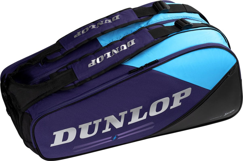 Dunlop -borsa da tennis- fx-performance 8rkt - borsa sportiva unisex - viola nero ciano