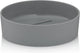 Kela grigio - portasapone - plastica - grigio chiaro