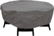 Copritavolo impermeabile Eurotrail, copridivano rotondo, cantonico ø 160x90cm, grigio