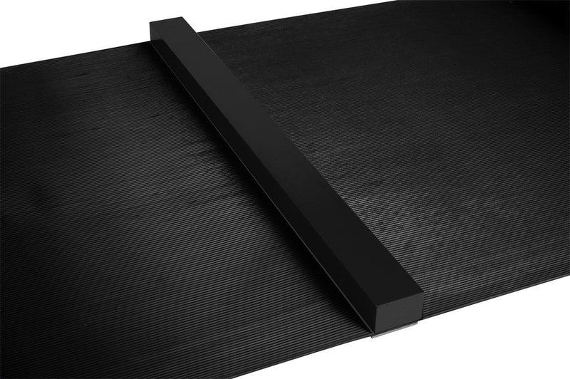 Engelhart dart oche wood nero 60 cm – linea di lancio per freccette – segnapavimenti per la corretta distanza di lancio – accessorio per freccette – longfield