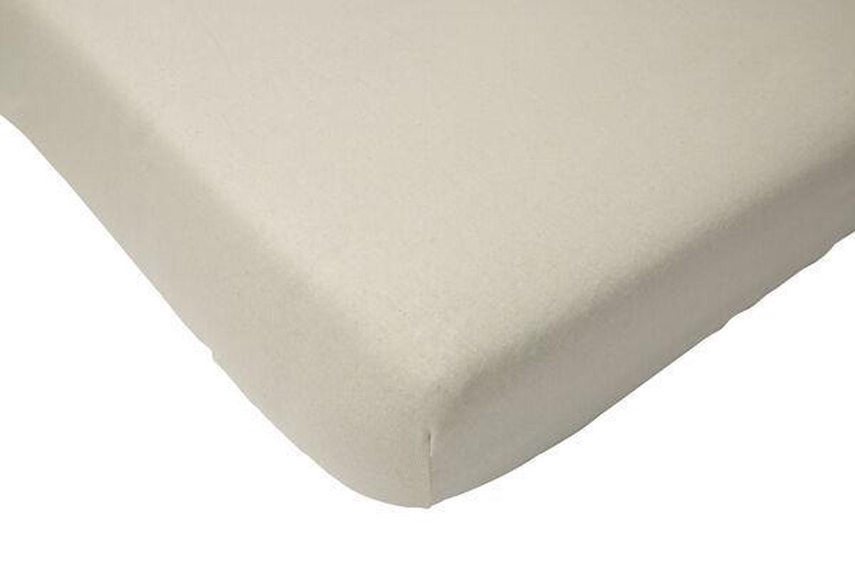 Jollein - jersey de cuna con sábana ajustable para bebé (blanco) - algodón - sábana ajustable para cuna - 50x90cm
