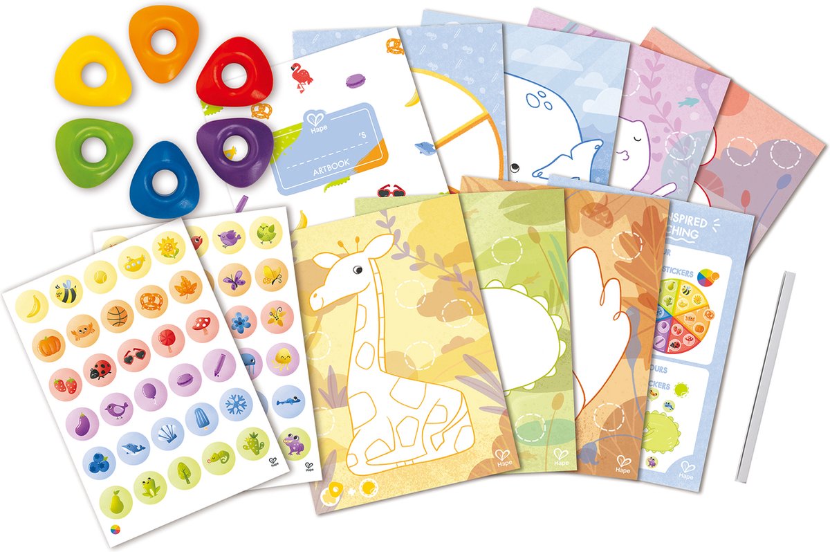 Lápices de colores Hape.