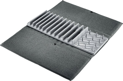 Tappetino scolapiatti Westmark con portapiatti - tappetino scolapiatti altamente assorbente con portapiatti, altamente assorbente, lavabile in lavatrice, ideale per sgocciolare i piatti - 60 x 46 cm