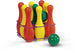 Rolly Toys Kegelset Junior 26 cm de 11 piezas de color amarillo rojo