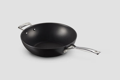 Padella wok con manico Le Creuset - les forgées tns - ø 30 cm 4,7 litri - rivestimento antiaderente standard