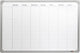 Agenda settimanale desq 4121 metal bianco