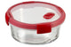 Contenitore per alimenti in vetro Smart Cook Curver - rotondo - 0,6 l - rosso